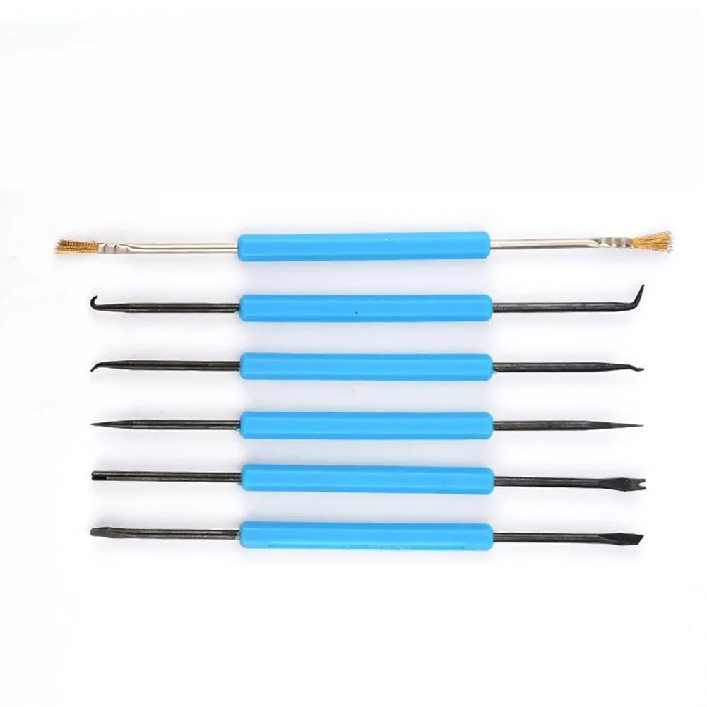 6pcs Welding Aid PCB Cleaning Desoldering Tool Circuit Board Soldering Auxiliary Kit Precision Electronic Heat Assist Tool
6pcs Welding Aid PCB Cleaning Desoldering Tool Circuit Board Soldering Auxiliary Kit Precision Electronic Heat Assist Tool