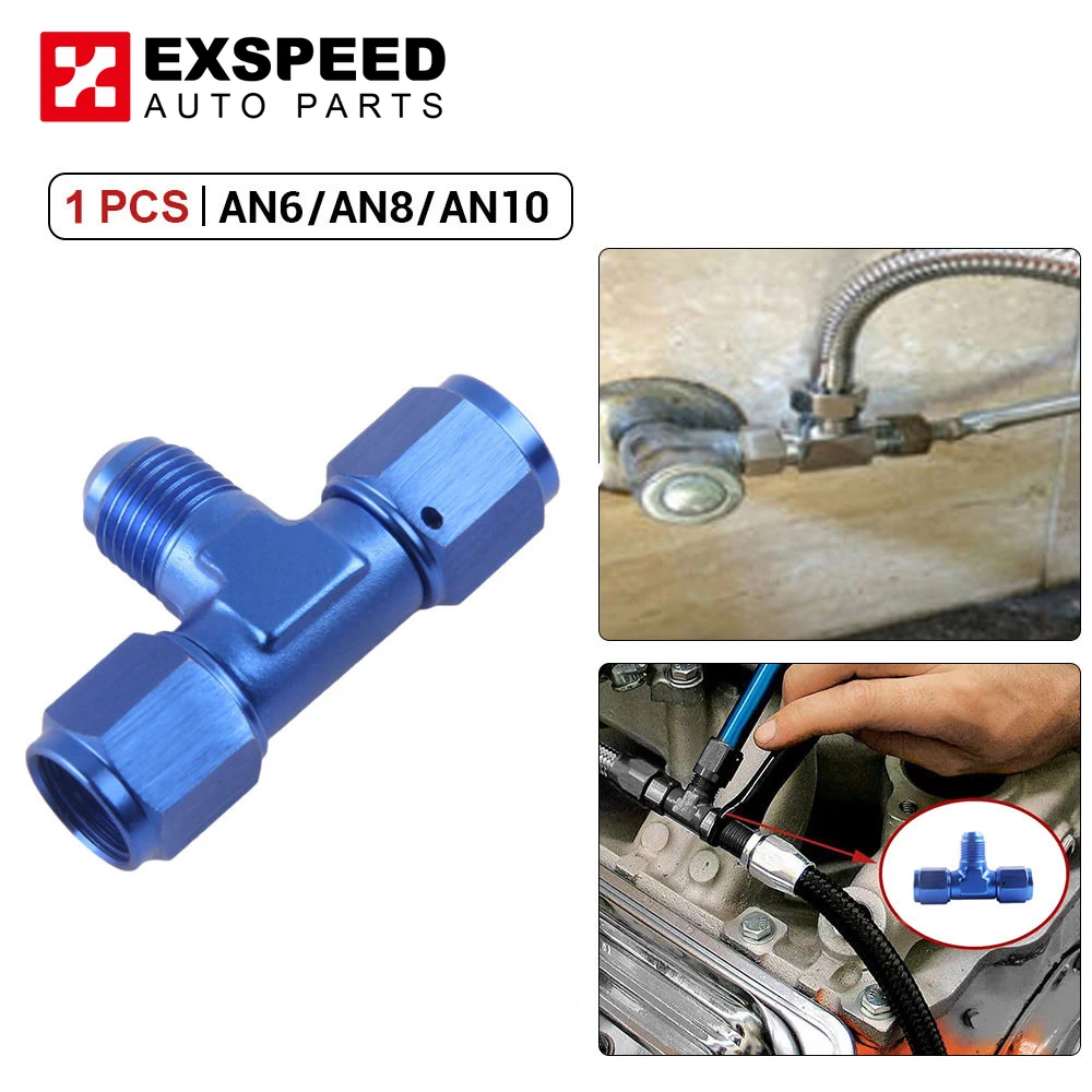 1 Pieces Aluminum Flare Tee Fitting AN6 AN8 AN10 Female Male Tee On Side Thread Water Gas Oil Fitting Adapter Accessories
1 Pieces Aluminum Flare Tee Fitting AN6 AN8 AN10 Female Male Tee On Side Thread Water Gas Oil Fitting Adapter Accessories