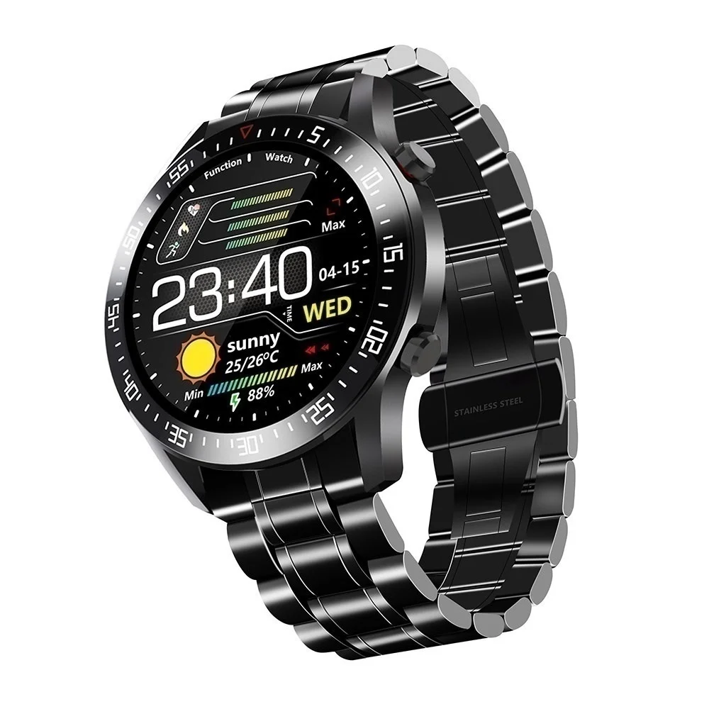 Innovative Design Stainless Steel Men's Smartwatch Integrated Metal Design Of Bottom Case IP68 Waterproof Fitness Smart Watch
Innovative Design Stainless Steel Men's Smartwatch Integrated Metal Design Of Bottom Case IP68 Waterproof Fitness Smart Watch