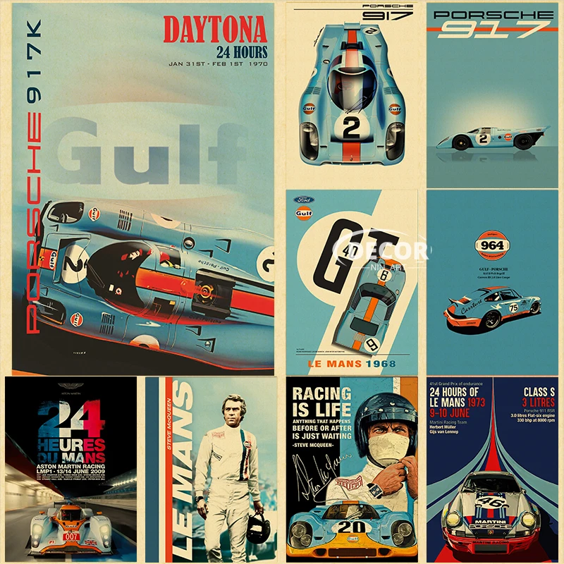 Le Mans 24 Hours Rally Championship Kraft Paper Poster Nordic Wall Art Pictures for Living Room Home Decoration Framed Posters
Le Mans 24 Hours Rally Championship Kraft Paper Poster Nordic Wall Art Pictures for Living Room Home Decoration Framed Posters