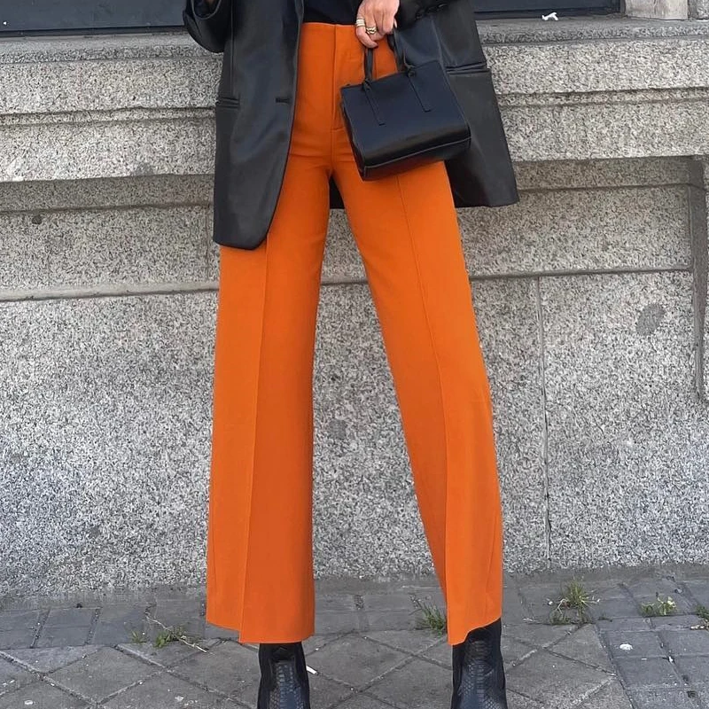 Ardm Casual брюки женские Straight Wide Leg Pant Vintage High Waist Pleated Cargo Pants Office Ladies Trousers Korean Fashion
Ardm Casual брюки женские Straight Wide Leg Pant Vintage High Waist Pleated Cargo Pants Office Ladies Trousers Korean Fashion