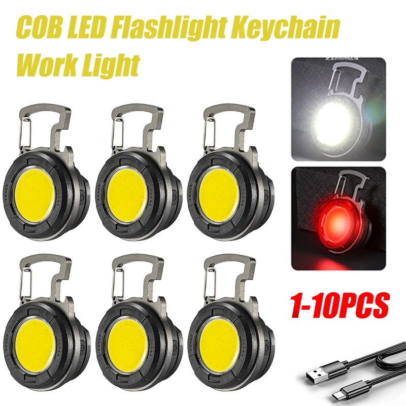 Work Light Multifunctional COB LED Mini Flashlight Keychain Camping Survival Outdoor 5 Modes 500lm Pocket Clip Work Lamp Torch
Work Light Multifunctional COB LED Mini Flashlight Keychain Camping Survival Outdoor 5 Modes 500lm Pocket Clip Work Lamp Torch