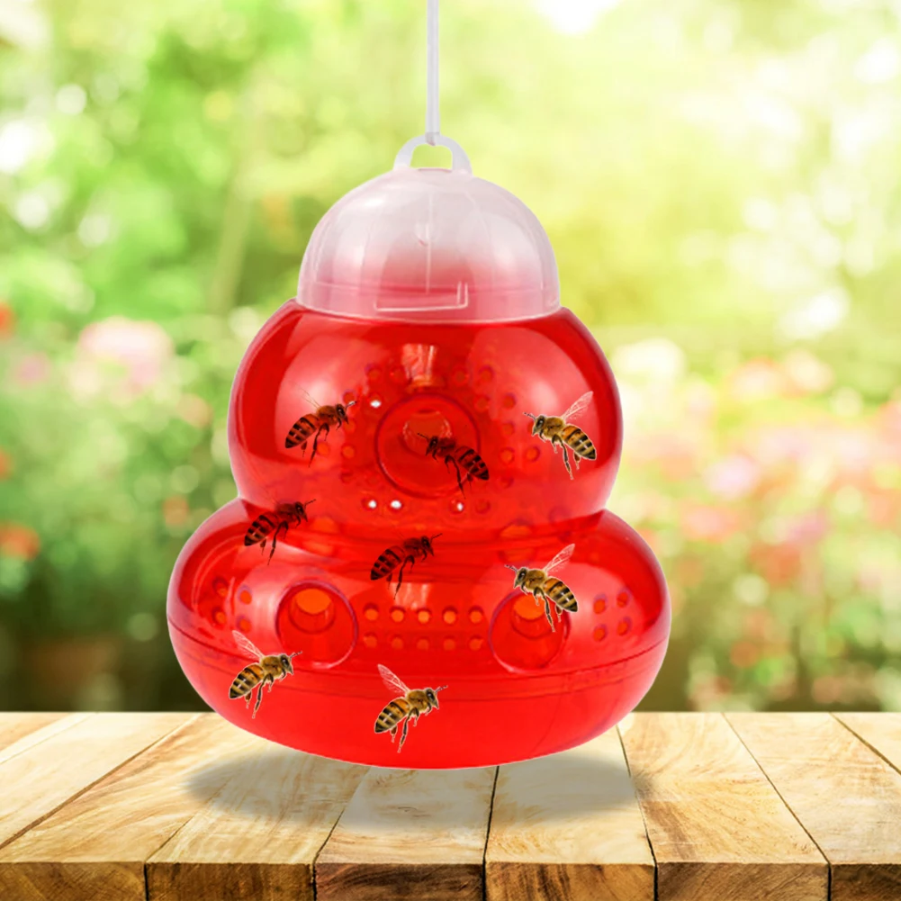Beehive Wasp Trap Gourd Shaped Reusable Portable Wasps Bees Hornet Trapper Non-toxic Pest Control Product for Garden Yard
Beehive Wasp Trap Gourd Shaped Reusable Portable Wasps Bees Hornet Trapper Non-toxic Pest Control Product for Garden Yard