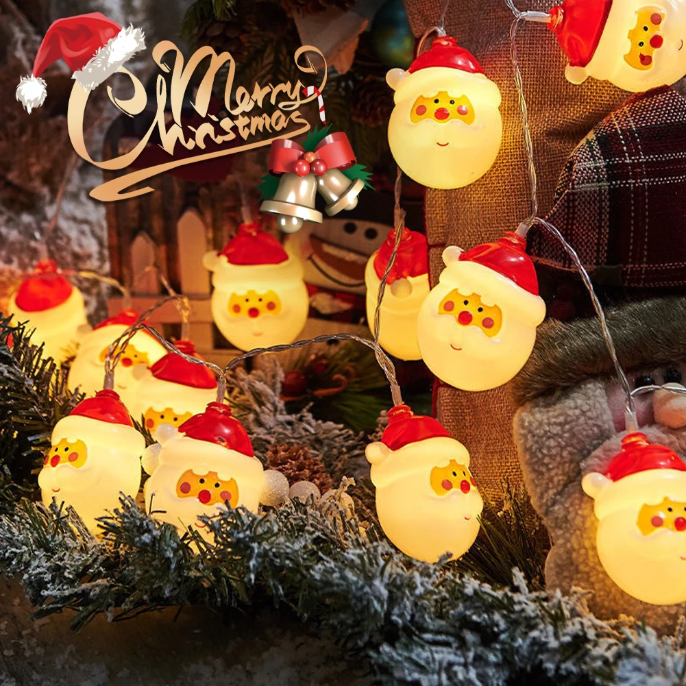 1.5m Christmas Decoration LED Light String Snowflake Snowman Santa Claus Christmas Tree String Light Xmas Tree Ornament For Home
1.5m Christmas Decoration LED Light String Snowflake Snowman Santa Claus Christmas Tree String Light Xmas Tree Ornament For Home