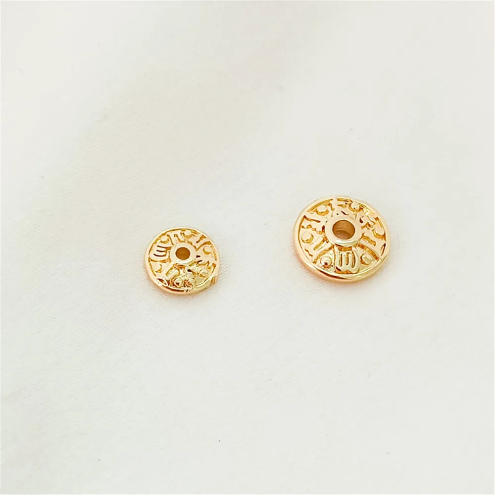 14K gold clad flower holder petal piece flower cap bead holder string spacer bead spacer DIY jewelry accessories
14K gold clad flower holder petal piece flower cap bead holder string spacer bead spacer DIY jewelry accessories