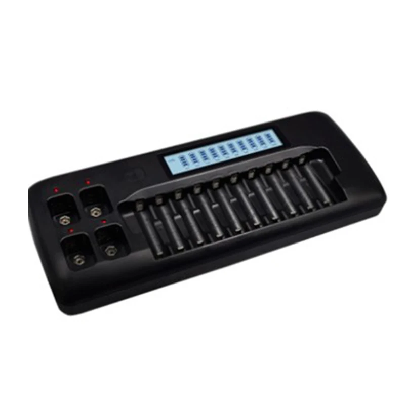 10-Slots LCD Smart Battery Charger For 1.2V Rechargeable Battery 9V Ni-MH Lithium-Ion Rechargeable Batteries,AU Plug
10-Slots LCD Smart Battery Charger For 1.2V Rechargeable Battery 9V Ni-MH Lithium-Ion Rechargeable Batteries,AU Plug