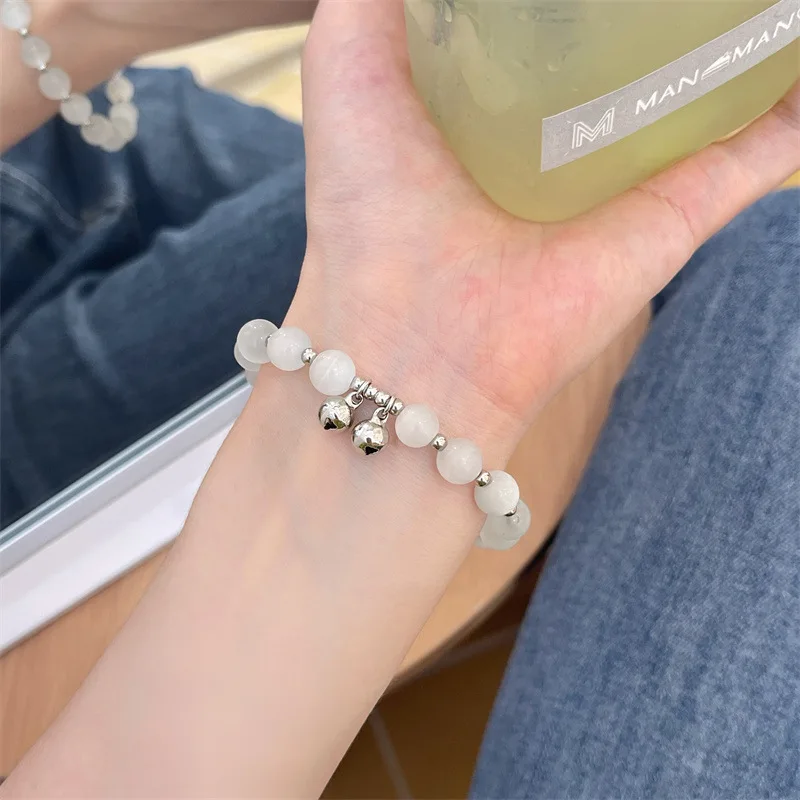 Beads Temperament Confidante Charm Bracelet High Autumn Bell Opal Bangles for Women
Beads Temperament Confidante Charm Bracelet High Autumn Bell Opal Bangles for Women