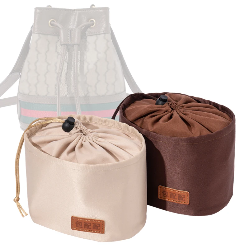 Drawstring Satin Cloth Insert Bag Organizer For GG Ophidia Bucket Makeup Handbag Travel Storage Travel Inner Purse Cosmetic bag
Drawstring Satin Cloth Insert Bag Organizer For GG Ophidia Bucket Makeup Handbag Travel Storage Travel Inner Purse Cosmetic bag