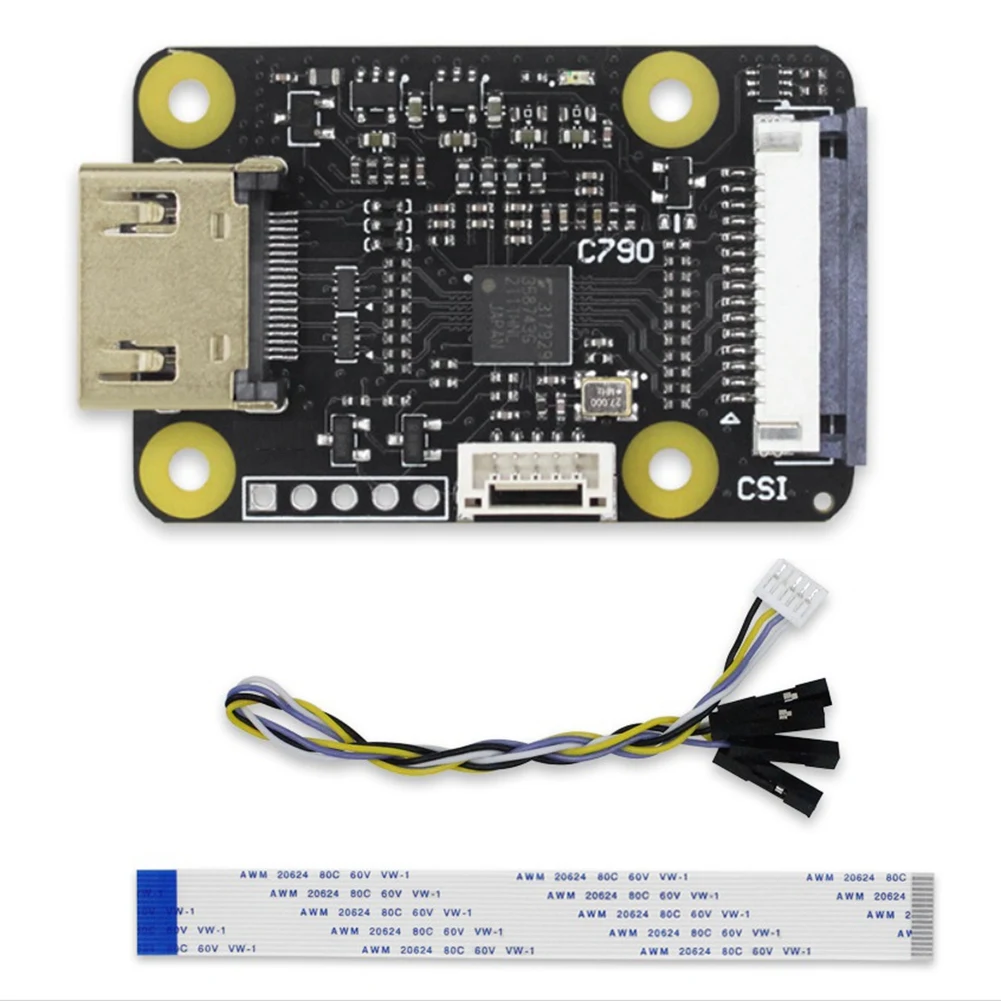 Плата HDMI-совместимая со стандартным адаптером 1080P 60Hz TC358743XBG, плата расширения для Raspberry Pi 4B 3B 3B + Zero W
Плата HDMI-совместимая со стандартным адаптером 1080P 60Hz TC358743XBG, плата расширения для Raspberry Pi 4B 3B 3B + Zero W