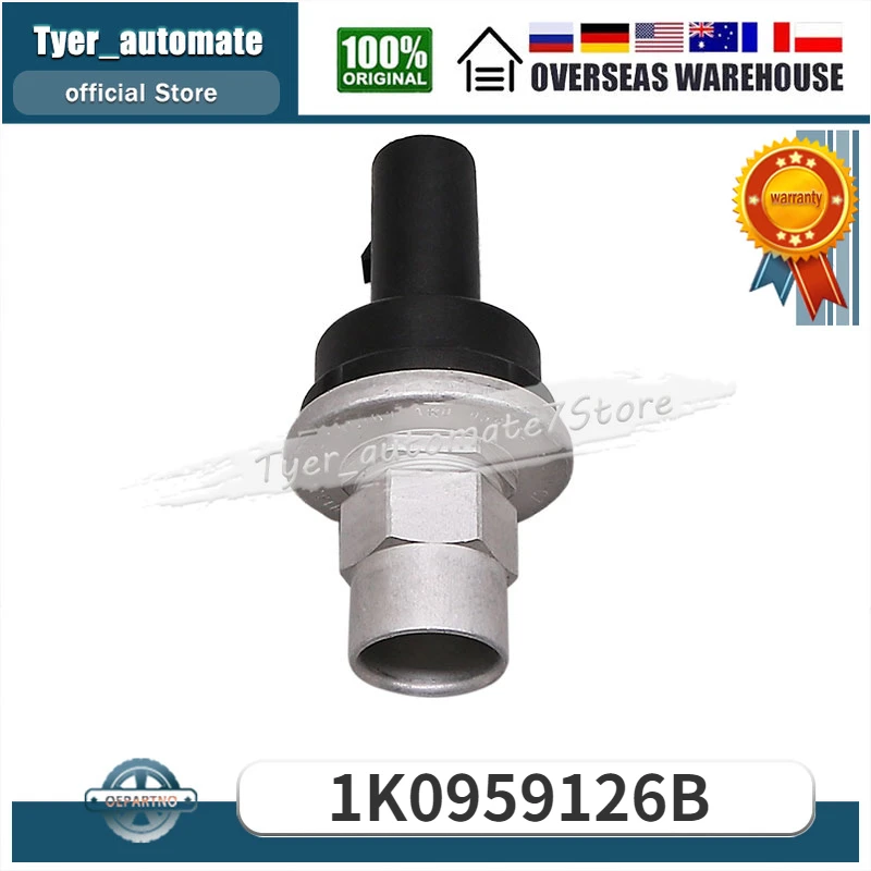 

For AUDI A3 A4 Q3 Q7 TT PORSCHE 718 911 VOLKSWAGEN BEETLE EOS GTI PASSAT TIGUAN TOUAREG A/C Pressure Switch Sensor 1K0959126B