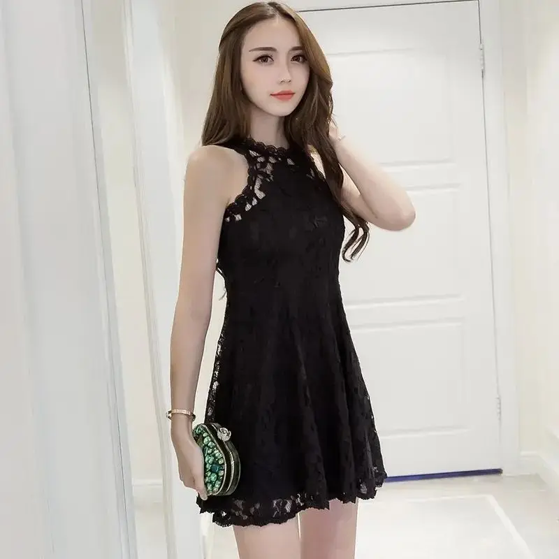 Summer Skirt 2023 New Sexy Fashion Women's Wear Sleeveless Vest Dress Off-Shoulder Halter A- Line Le Dress
Summer Skirt 2023 New Sexy Fashion Women's Wear Sleeveless Vest Dress Off-Shoulder Halter A- Line Le Dress