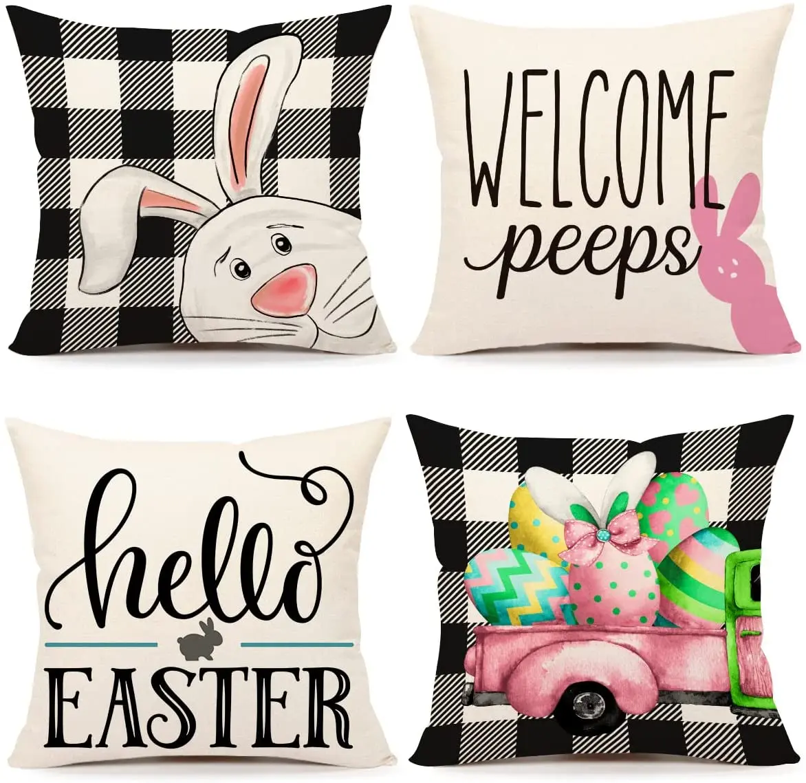 Декоративные подушки Emotion Easter для весеннего фермерского хозяйства, декоративные подушки в клетку буйвола, кролика, яйца, чехол для подушки д...
Декоративные подушки Emotion Easter для весеннего фермерского хозяйства, декоративные подушки в клетку буйвола, кролика, яйца, чехол для подушки д...