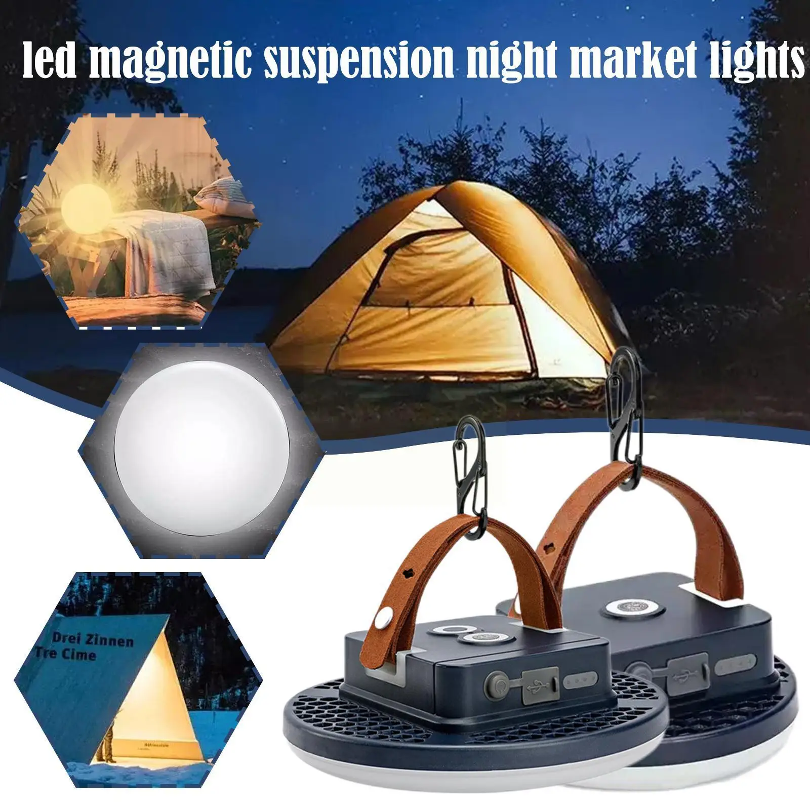 Flashlight Portable Led Camp Lantern With Magnet Rechargeable Dimmable Emergency Lights For Tent Lights/market Light/power P9c3
Flashlight Portable Led Camp Lantern With Magnet Rechargeable Dimmable Emergency Lights For Tent Lights/market Light/power P9c3