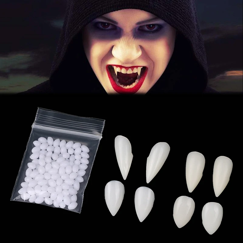 DIY Dentures Props Halloween Costume Props Party Environmentally friendly resin 1 Pair 4 size Vampire Teeth Fangs
DIY Dentures Props Halloween Costume Props Party Environmentally friendly resin 1 Pair 4 size Vampire Teeth Fangs
