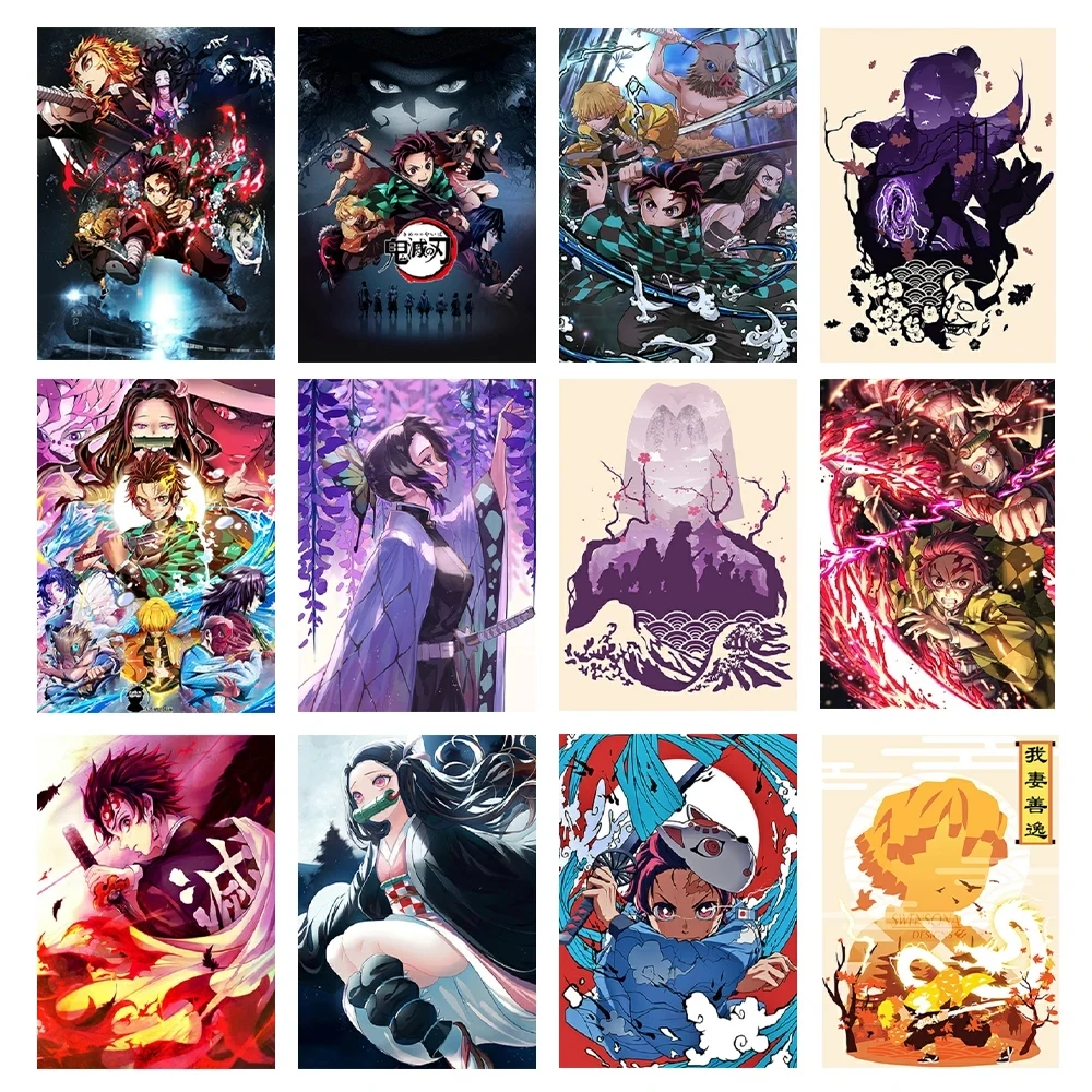 Japanese Demon Slayer Anime Poster Character Canvas Painting Print Cuadros Art Wall Decoration Mural Modern Room Decor Frameles
Japanese Demon Slayer Anime Poster Character Canvas Painting Print Cuadros Art Wall Decoration Mural Modern Room Decor Frameles