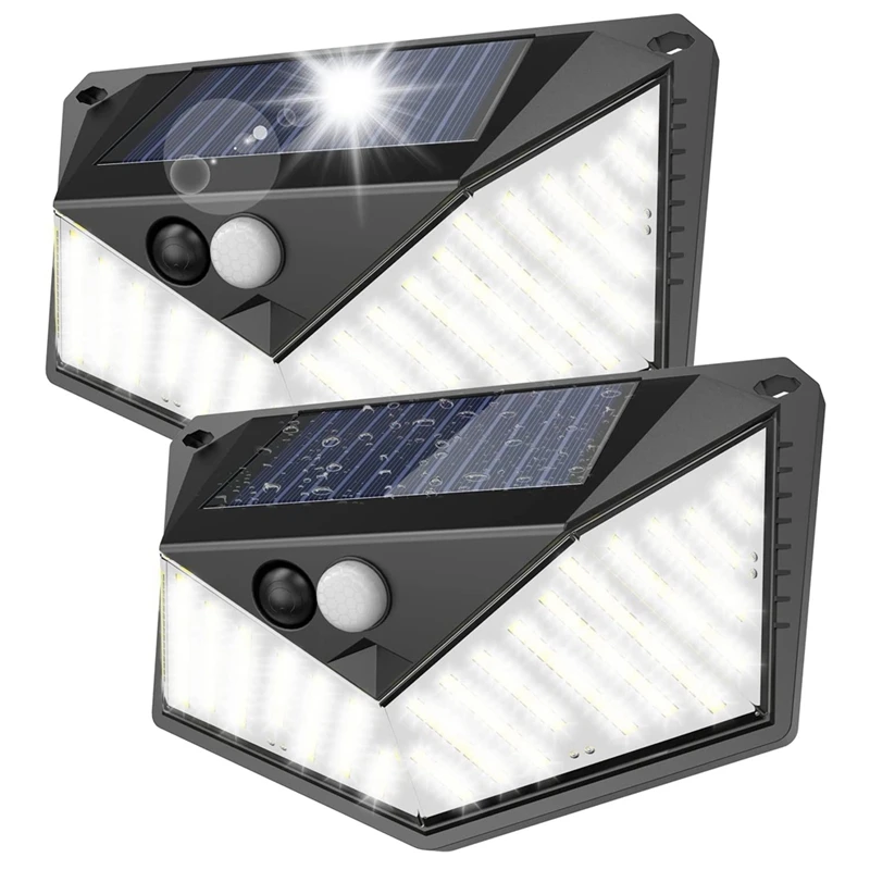 Solar Outdoor Lights 220 Leds Super Bright, Motion Sensor Lights With 3 Lighting Modes And 270Degree Lighting Angle
Solar Outdoor Lights 220 Leds Super Bright, Motion Sensor Lights With 3 Lighting Modes And 270Degree Lighting Angle