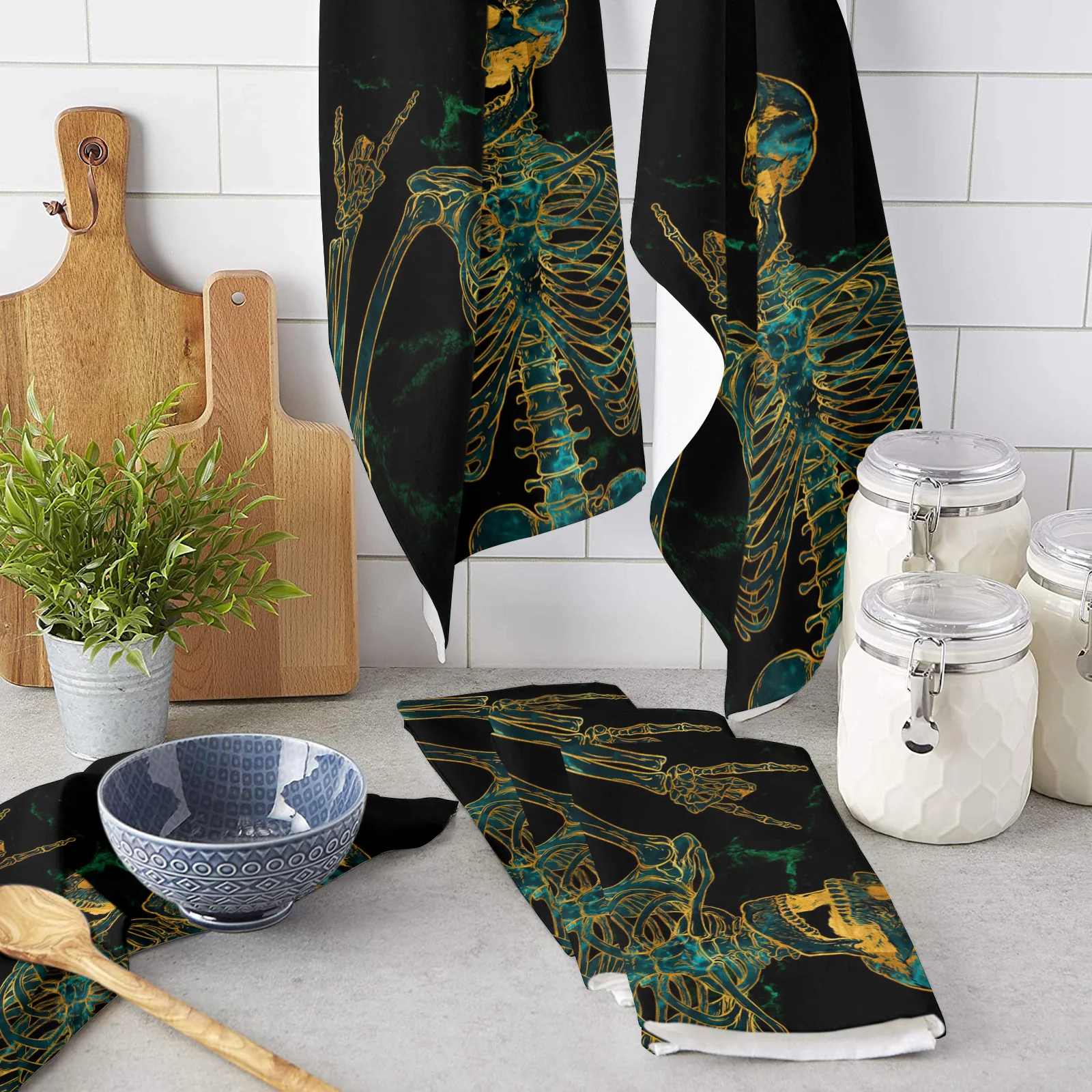 Полотенце из микрофибры с мраморными линиями в виде черепа
Полотенце из микрофибры с мраморными линиями в виде черепа