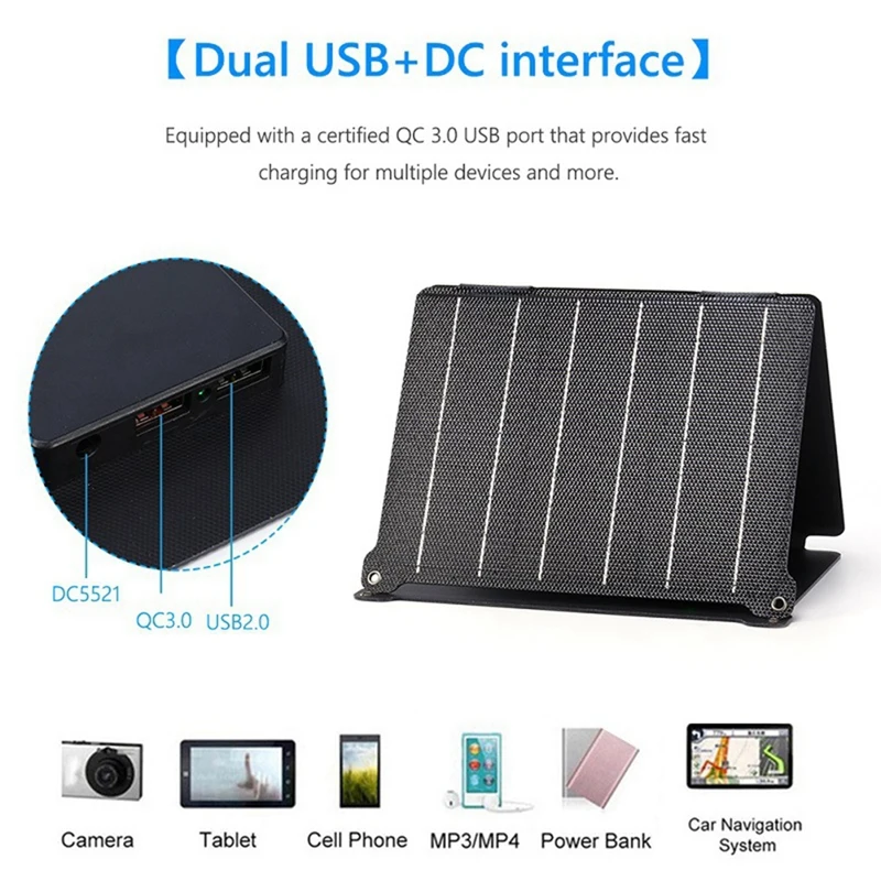 Зарядное устройство с солнечной панелью ETFE, 21 Вт, 5 В/12 В, двойной USB/DC, складной мешок с солнечной батареей, зарядное устройство для мобильных устройств
Зарядное устройство с солнечной панелью ETFE, 21 Вт, 5 В/12 В, двойной USB/DC, складной мешок с солнечной батареей, зарядное устройство для мобильных устройств