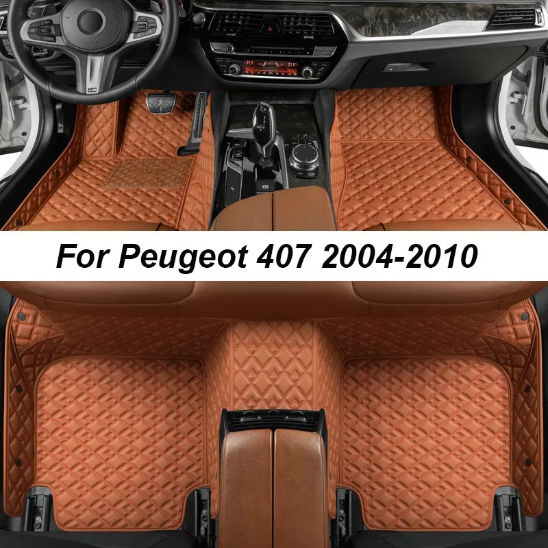 Custom Luxury Floor Mats For Peugeot 407 2004-2010 NO Wrinkles Car Mats Accessories Interior Replacement Parts Full Set
Custom Luxury Floor Mats For Peugeot 407 2004-2010 NO Wrinkles Car Mats Accessories Interior Replacement Parts Full Set