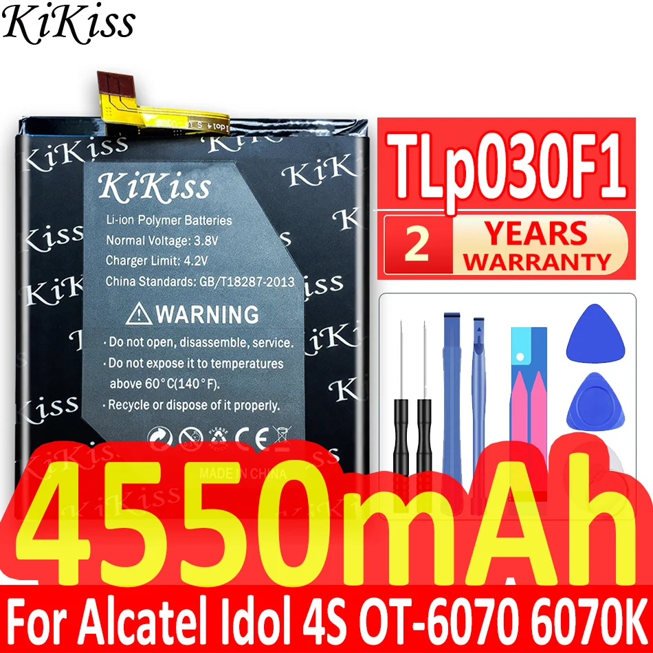 4550mAh Big Power Battery For Alcatel One Touch Idol 4S OT-6070 OT-6070K OT-6070O OT-6070Y TLP030F1 TLP030F2
4550mAh Big Power Battery For Alcatel One Touch Idol 4S OT-6070 OT-6070K OT-6070O OT-6070Y TLP030F1 TLP030F2