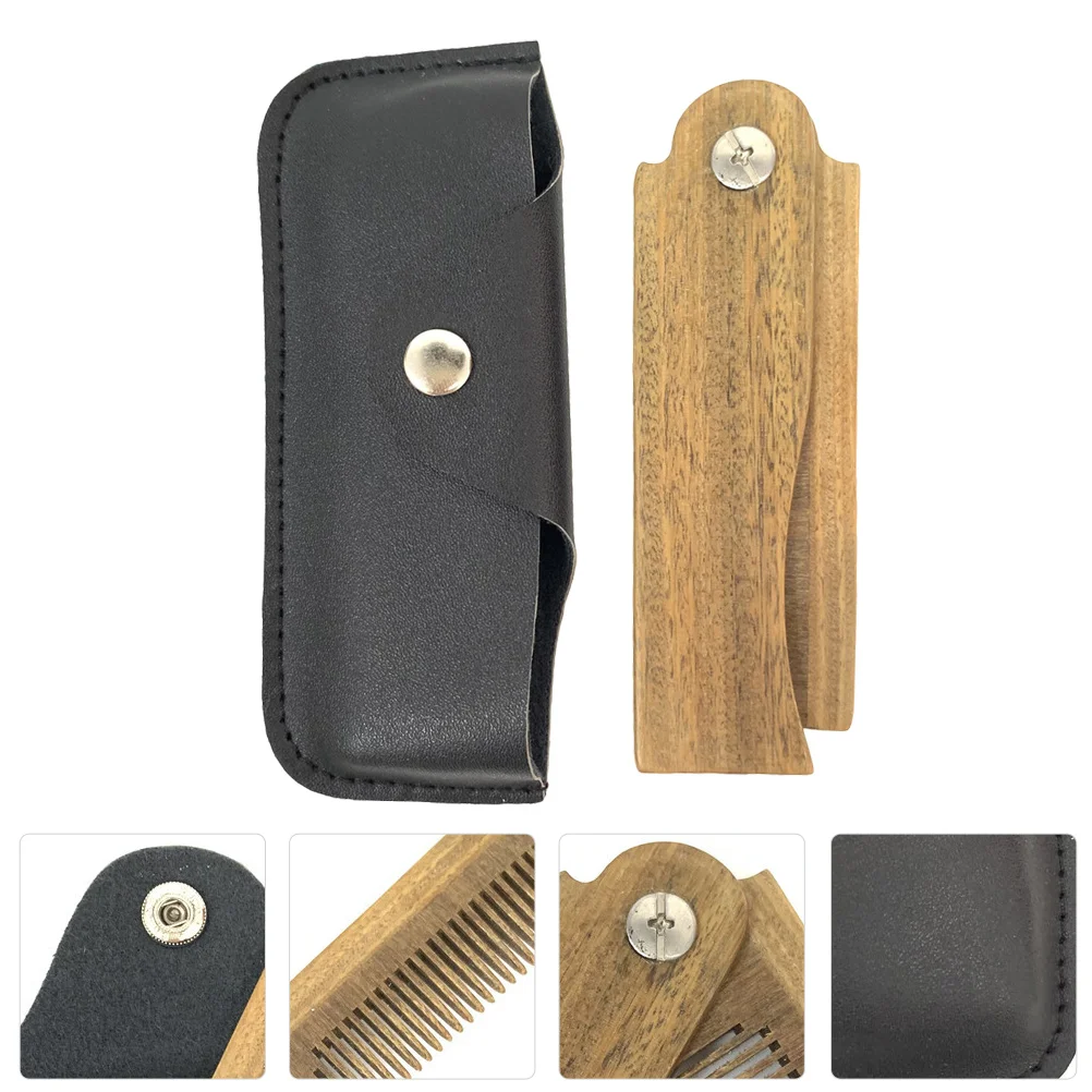 Wooden Beard Comb Folding Mustache Comb Pocket Comb with Case for Hair Grooming Mustache and Beard Care
Wooden Beard Comb Folding Mustache Comb Pocket Comb with Case for Hair Grooming Mustache and Beard Care