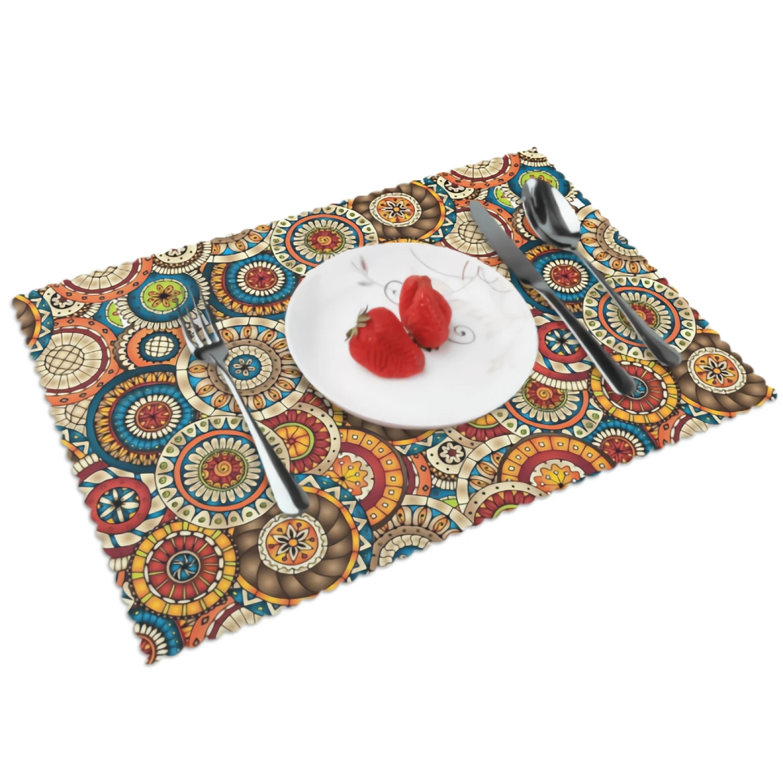 Colorful Mandala Placemats for Dining Table Set of 4 Washable Place Mat Mandala Swirl Pattern Polyester Kitchen One Size
Colorful Mandala Placemats for Dining Table Set of 4 Washable Place Mat Mandala Swirl Pattern Polyester Kitchen One Size