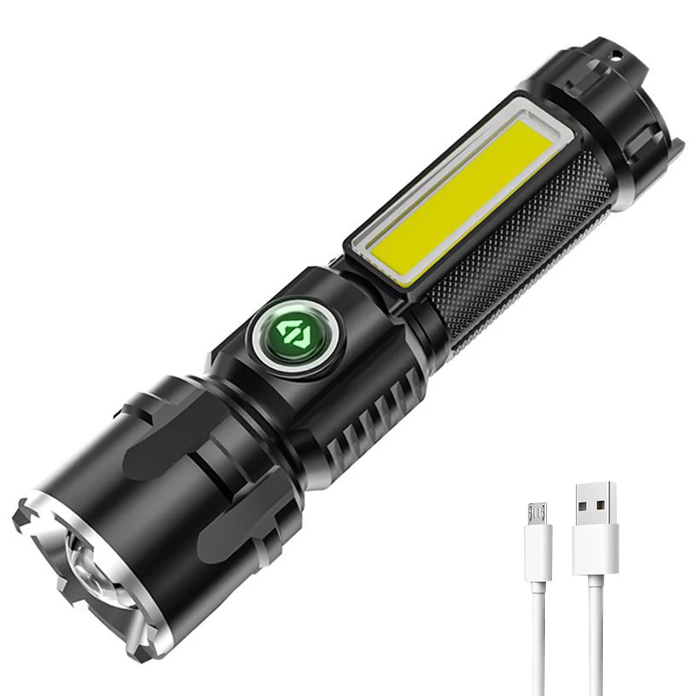 Ручной фонарь высокой мощности, 4 режима, T6 COB, Кемпинговый фонарь с телескопическим зумом, USB-зарядка, водонепроницаемый, 400 лм, для пеших прог...
Ручной фонарь высокой мощности, 4 режима, T6 COB, Кемпинговый фонарь с телескопическим зумом, USB-зарядка, водонепроницаемый, 400 лм, для пеших прог...