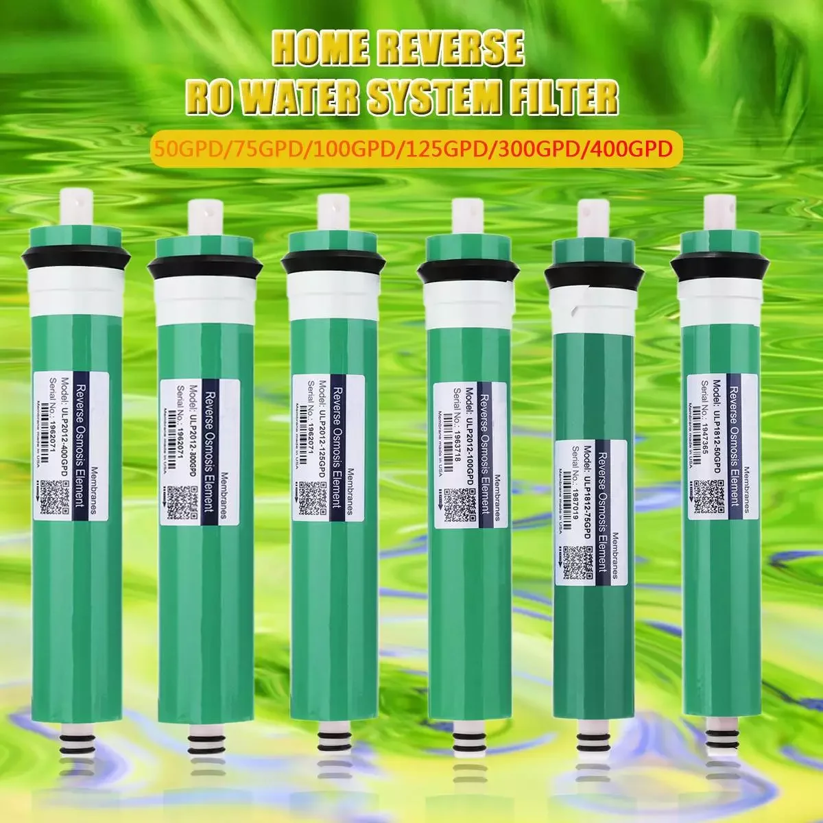 RO Membrane Replacement For Water Filter Purifier Treatment Reverse Osmosis System Home Kitchen Green
RO Membrane Replacement For Water Filter Purifier Treatment Reverse Osmosis System Home Kitchen Green