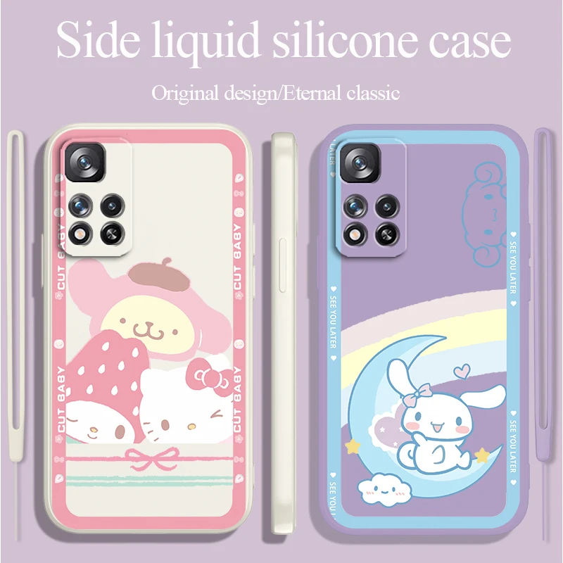 Cartoon Melody Girl Sanrio Liquid Rope Phone Case For Xiaomi Redmi Note 11 11S 11T 10S 10 9S 9T 9 8T 8 Pro Plus 5G Cover Shell
Cartoon Melody Girl Sanrio Liquid Rope Phone Case For Xiaomi Redmi Note 11 11S 11T 10S 10 9S 9T 9 8T 8 Pro Plus 5G Cover Shell