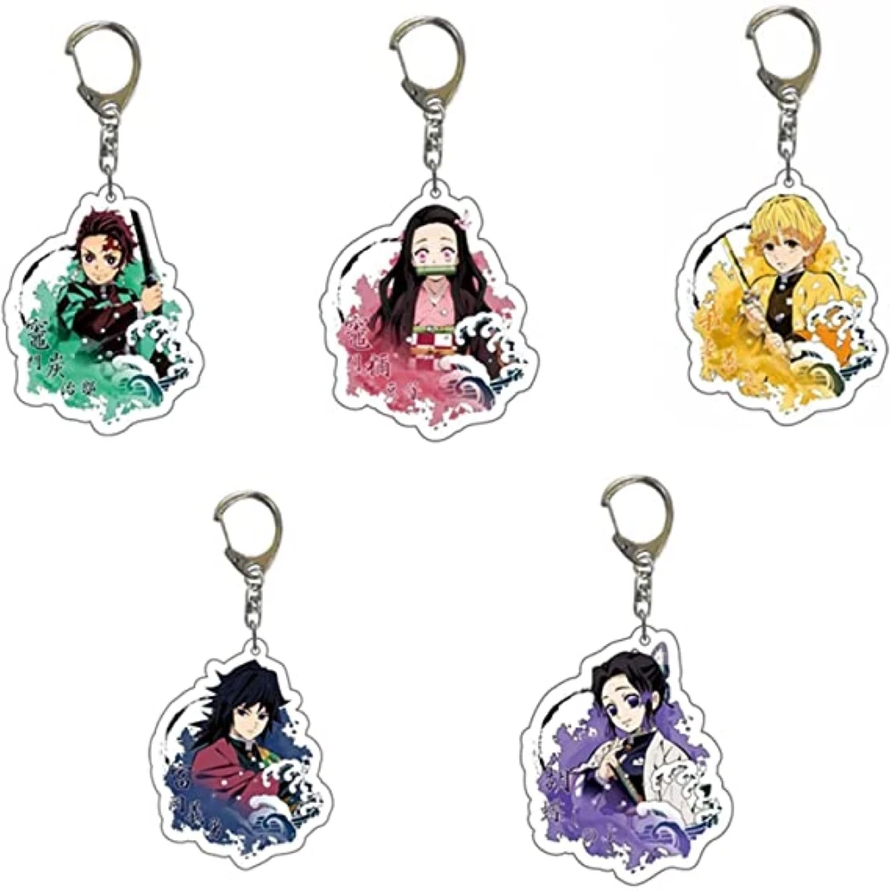 Anime Demon Slayer Keychain Q Version Cartoon Printed Figures Acrylic Pendant Key Chains Cosplay Jewelry Friends Gift Jewelry
Anime Demon Slayer Keychain Q Version Cartoon Printed Figures Acrylic Pendant Key Chains Cosplay Jewelry Friends Gift Jewelry