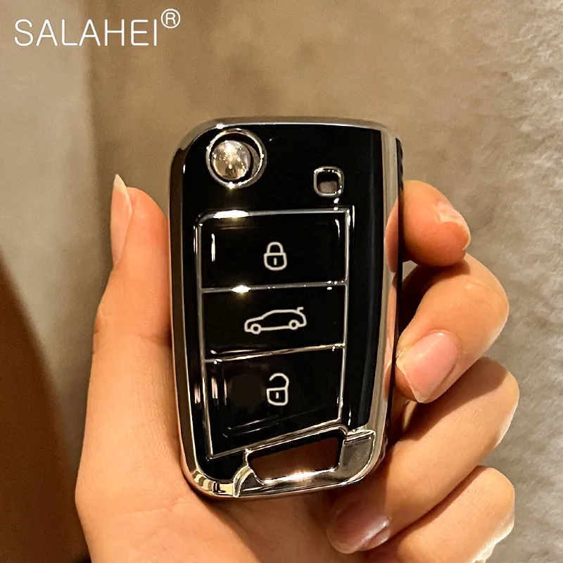TPU Car Key Case Cover Shell Holder For VW Polo Golf 7 8 MK7 Tiguan Passat 3C CC B5 B6 B7 Magotan Beetle Caddy Jetta Accessories 
TPU Car Key Case Cover Shell Holder For VW Polo Golf 7 8 MK7 Tiguan Passat 3C CC B5 B6 B7 Magotan Beetle Caddy Jetta Accessories