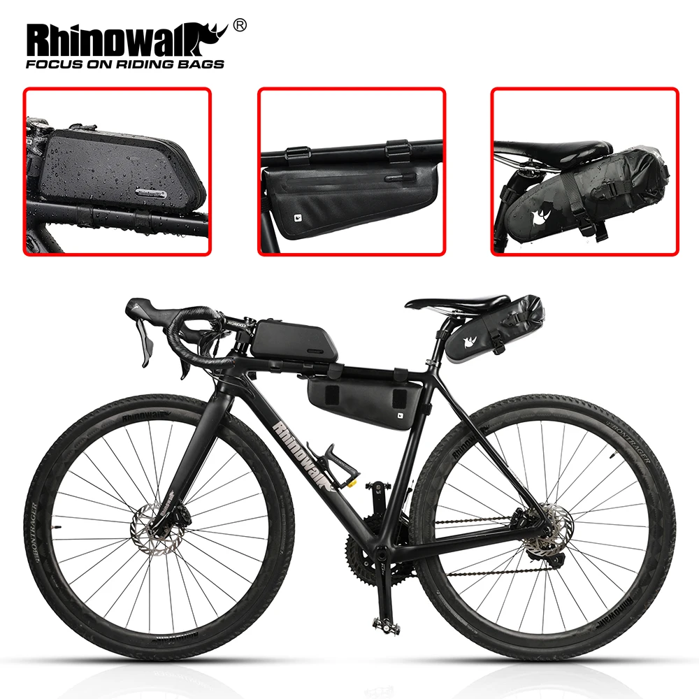 Rhinowalk Bike Bag Set Waterproof 1.5L Bicycle Front Top Tube Frame Bag Cycling Saddle Bag MTB Road Travel Bike Suit Accessories
Rhinowalk Bike Bag Set Waterproof 1.5L Bicycle Front Top Tube Frame Bag Cycling Saddle Bag MTB Road Travel Bike Suit Accessories