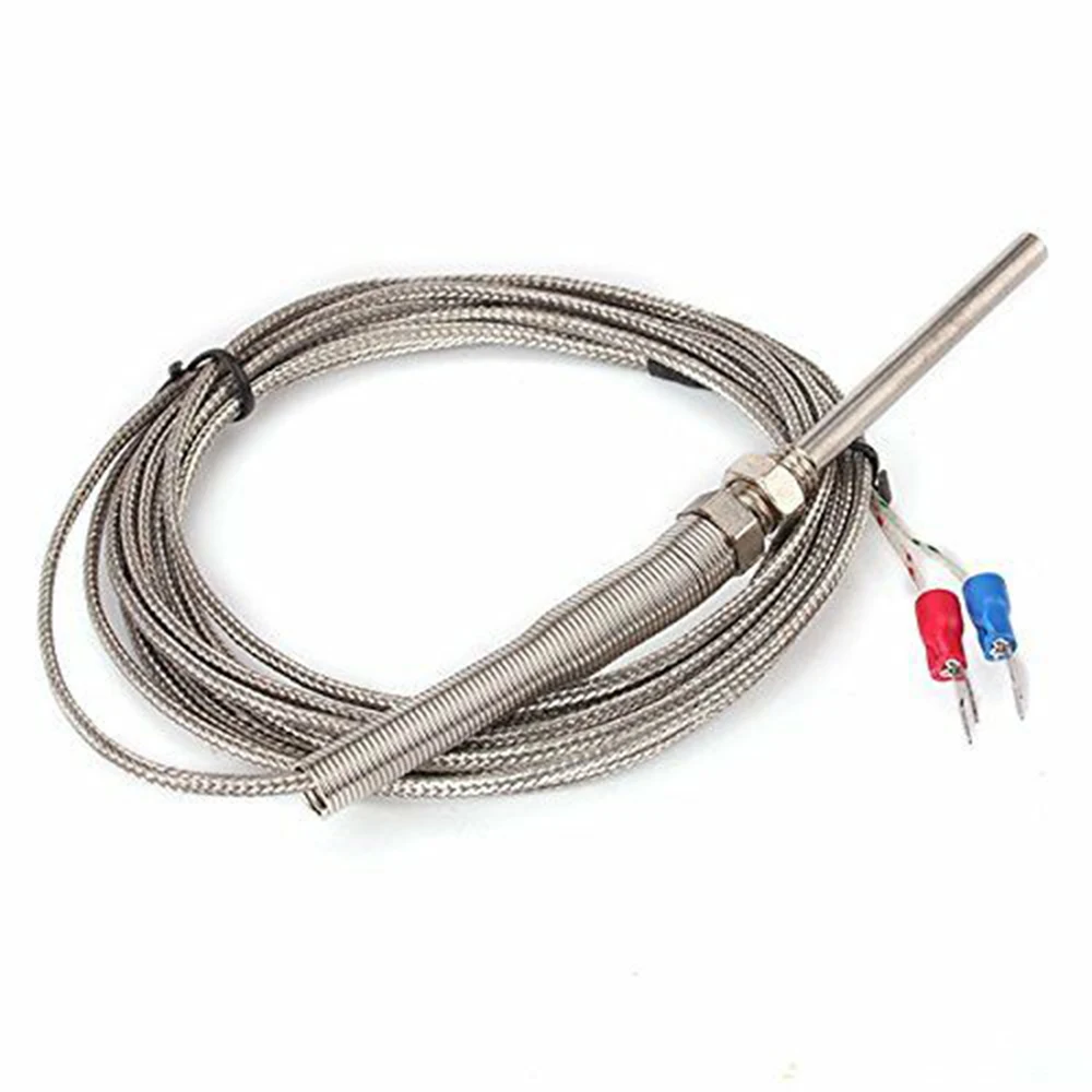 Replacement Sensor High Quality K type Thermocouple Probe with Stainless Steel Braid Cable 50mm 100~1250 Celsius
Replacement Sensor High Quality K type Thermocouple Probe with Stainless Steel Braid Cable 50mm 100~1250 Celsius