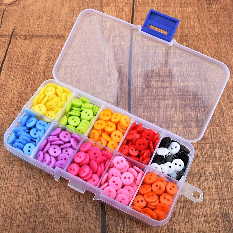 Color Resin Buttons DIY Scrapbooking Patchwork Decorative Crafts & Home Decoration Material 2 Hole Diameter 9mm 600pcs/Box
Color Resin Buttons DIY Scrapbooking Patchwork Decorative Crafts & Home Decoration Material 2 Hole Diameter 9mm 600pcs/Box