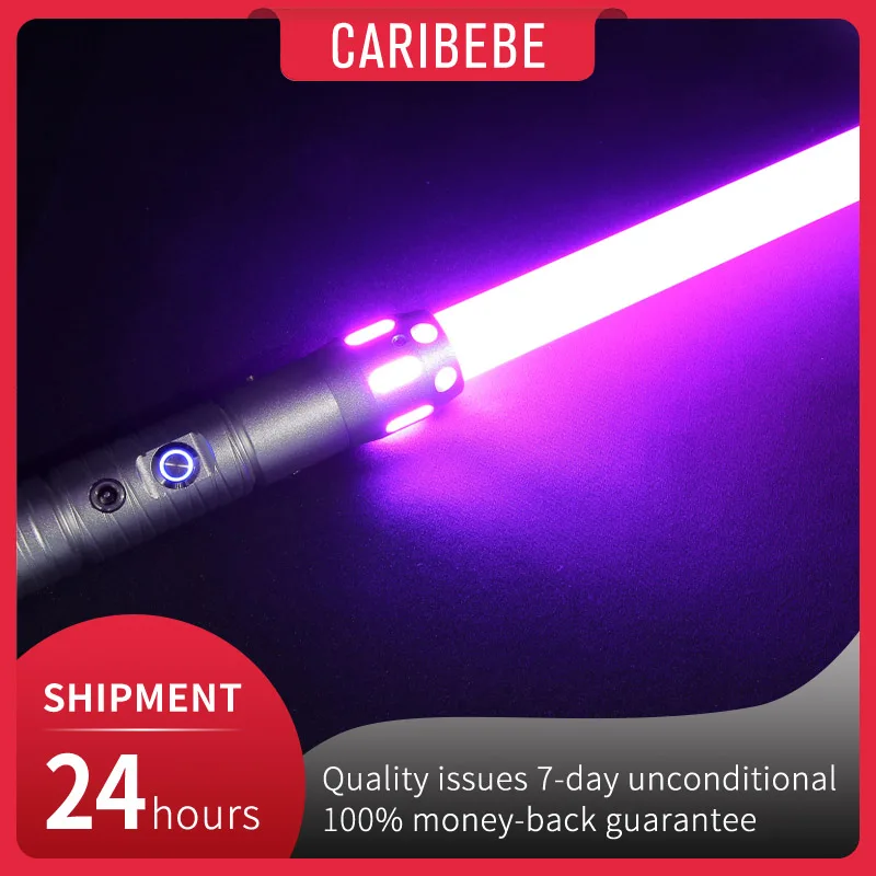 CARIBEBE Lightsaber 10 Sets Sound Effects RGB 15 Colors Mode FX Duel LED Lightsaber Metal Handle USB Charge
CARIBEBE Lightsaber 10 Sets Sound Effects RGB 15 Colors Mode FX Duel LED Lightsaber Metal Handle USB Charge
