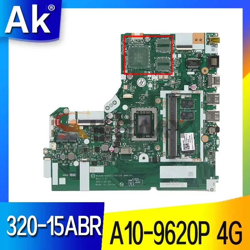 5B20P11088 для Lenovo IdeaPad 320-15ABR материнская плата ноутбука DG526/DG527/DG726 NMB341 Φ с подсветкой