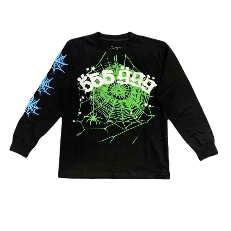 22SS Green Foam Spider Web Print Sp5der T Shirt Long Sleeves Men Women EU Size 100% Cotton Sp5der Top Tee Fashion Autumn Haikyuu
22SS Green Foam Spider Web Print Sp5der T Shirt Long Sleeves Men Women EU Size 100% Cotton Sp5der Top Tee Fashion Autumn Haikyuu