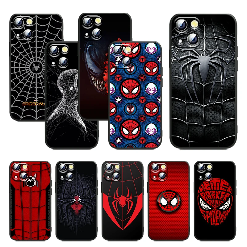 Marvel Spiderman Logo For Apple iPhone 11 12 13 Max Mini 5 6 7 8 X XR XS Pro Plus Black luxury Silicone Soft Phone Case Capa
Marvel Spiderman Logo For Apple iPhone 11 12 13 Max Mini 5 6 7 8 X XR XS Pro Plus Black luxury Silicone Soft Phone Case Capa