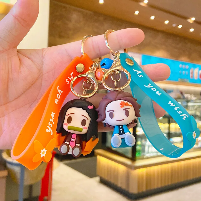 New Demon Slayer Keychain Anime Cartoon Cute Car Keychain Creative Couple Doll Backpack Pendant Small Gift Wholesale
New Demon Slayer Keychain Anime Cartoon Cute Car Keychain Creative Couple Doll Backpack Pendant Small Gift Wholesale