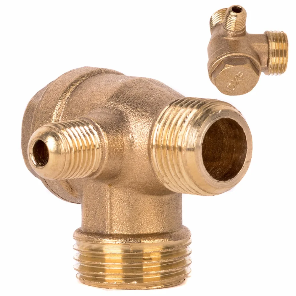 1pc New 3 Port Check Valve Brass Male Thread Check Valve Connector Tool For Air Compressor
1pc New 3 Port Check Valve Brass Male Thread Check Valve Connector Tool For Air Compressor