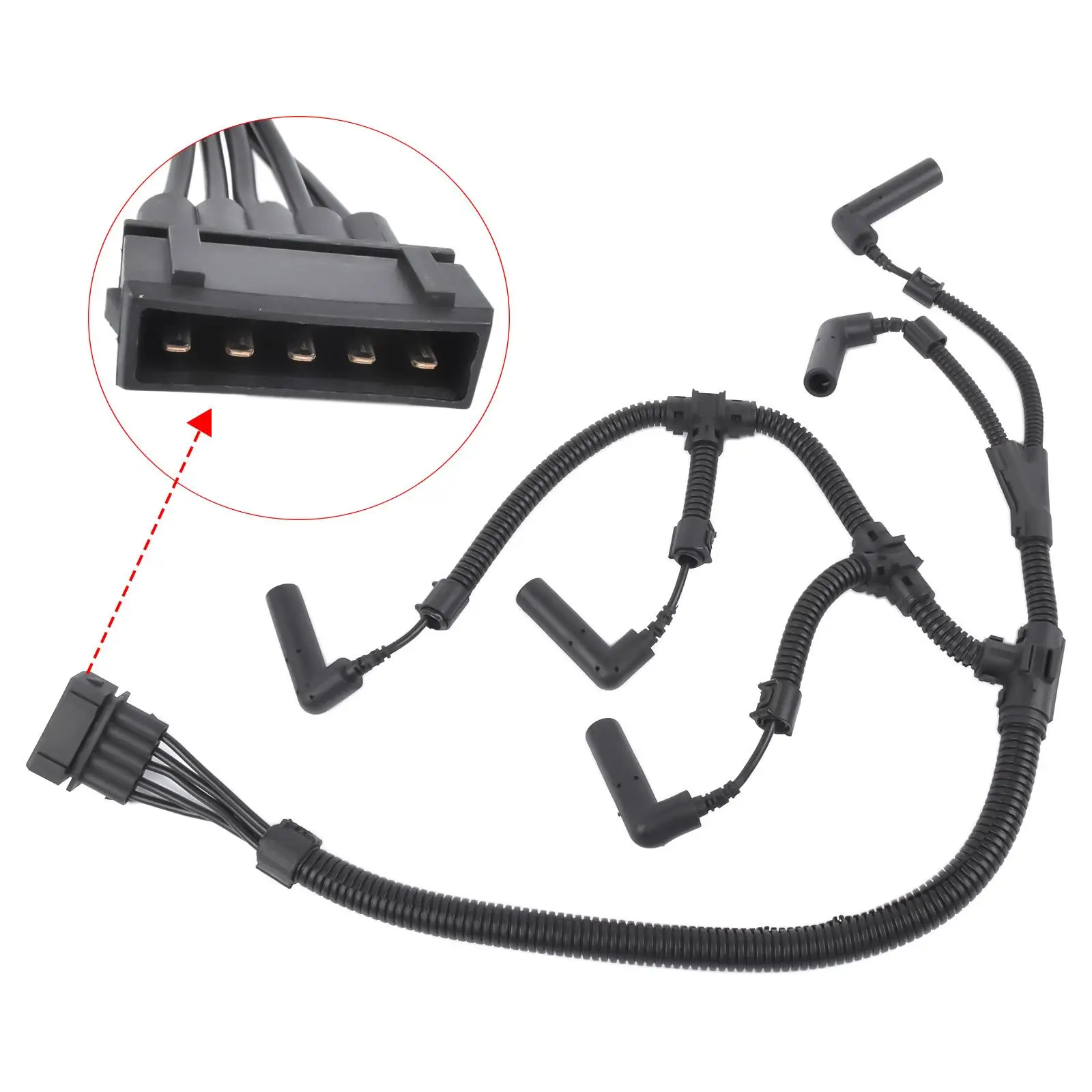 AP01 для VW Transporter IV 7DJ 7DK 2,5 TDI 2461 ccm 98-03 жгут проводов со свечей вилкой DRM01166 074972095B
AP01 для VW Transporter IV 7DJ 7DK 2,5 TDI 2461 ccm 98-03 жгут проводов со свечей вилкой DRM01166 074972095B