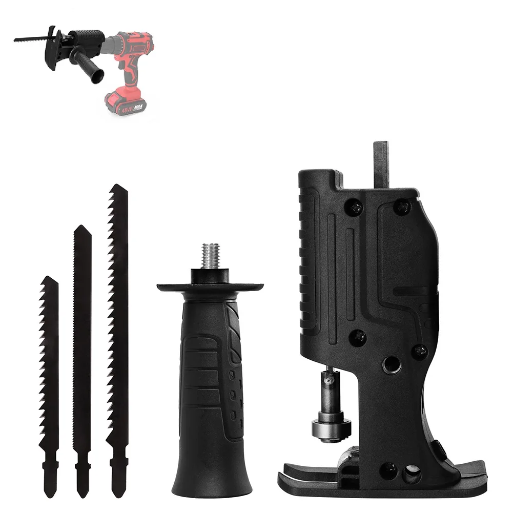 3 Pcs Jigsaw Blades Electric Drill Converter Handle Set Reciprocating Saw Saber For Household Drilling Tools Accessories
3 Pcs Jigsaw Blades Electric Drill Converter Handle Set Reciprocating Saw Saber For Household Drilling Tools Accessories