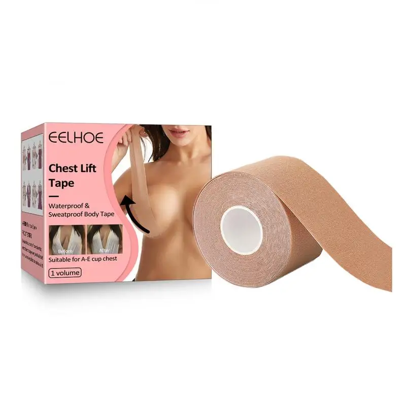 

Invisible Breast Lifting Tape Sweatproof Beige Breast Tape For Breast Lifting And Fashion Breathable Body Tape For All Types Of