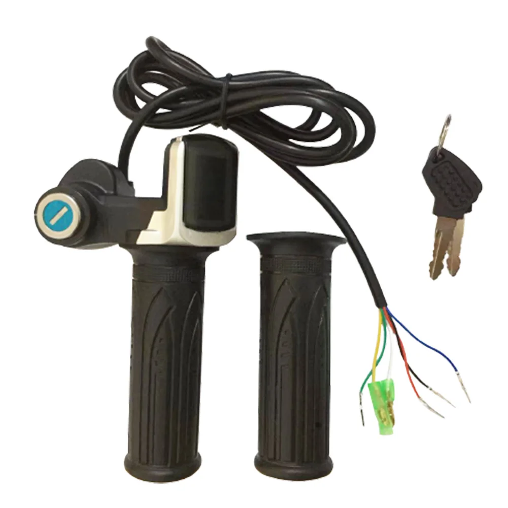 Electric Scooter Bike Bicycle 36V/48V LED Display Throttle Handlebar Grip Speed Display Electric Bike Throttle ABS EBike Accs
Electric Scooter Bike Bicycle 36V/48V LED Display Throttle Handlebar Grip Speed Display Electric Bike Throttle ABS EBike Accs