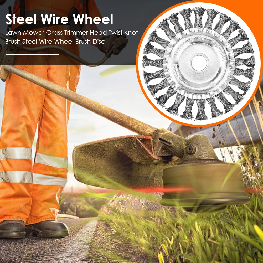 110/115/125/150mm Steel Wire Trimmer Head Grass Eater Brushcutter Weed Wheel Tray Plate Dust Removal Lawnmower Garden Tool
110/115/125/150mm Steel Wire Trimmer Head Grass Eater Brushcutter Weed Wheel Tray Plate Dust Removal Lawnmower Garden Tool