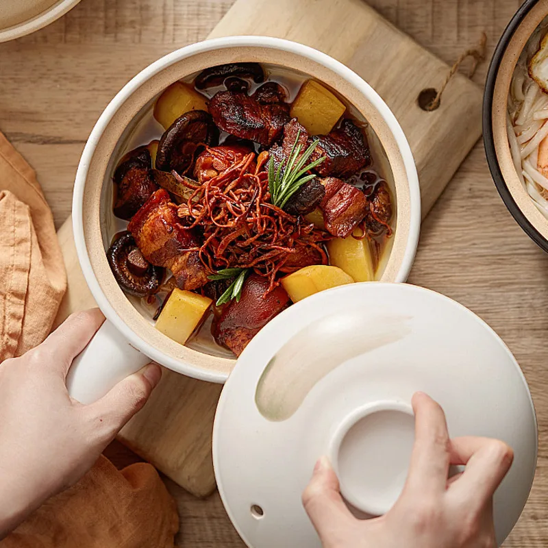 Japanese Soup Pot Crock Ceram Casserol Pots Ceramic Rice Noodle Saucepan High Temperature Resistant Cooking Pan For Gas Stove
Japanese Soup Pot Crock Ceram Casserol Pots Ceramic Rice Noodle Saucepan High Temperature Resistant Cooking Pan For Gas Stove