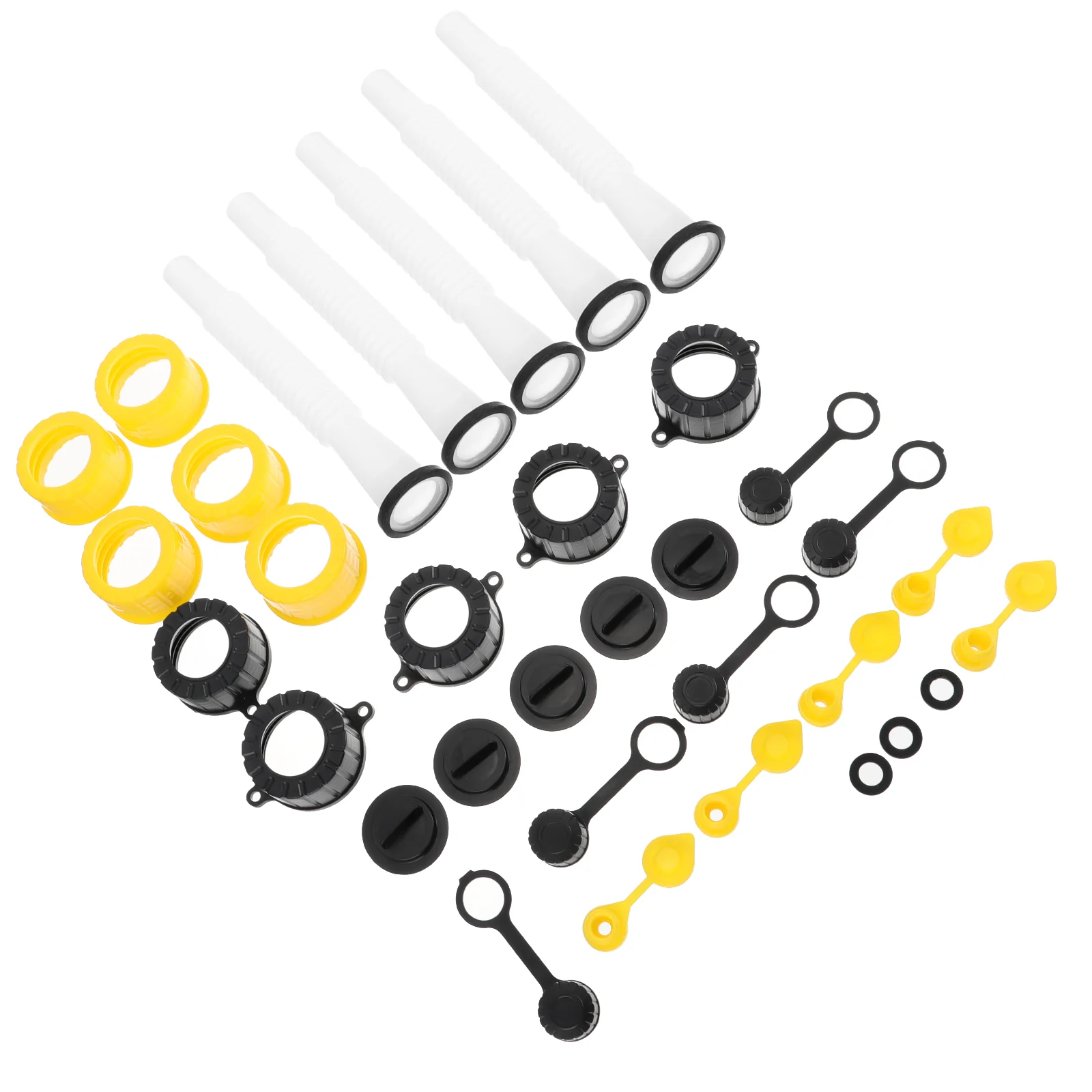 5 Sets Fuel Tank Gas Can Spout Nozzle Gaskets Vents Cover Replacement Cap with Filter Screen
5 Sets Fuel Tank Gas Can Spout Nozzle Gaskets Vents Cover Replacement Cap with Filter Screen