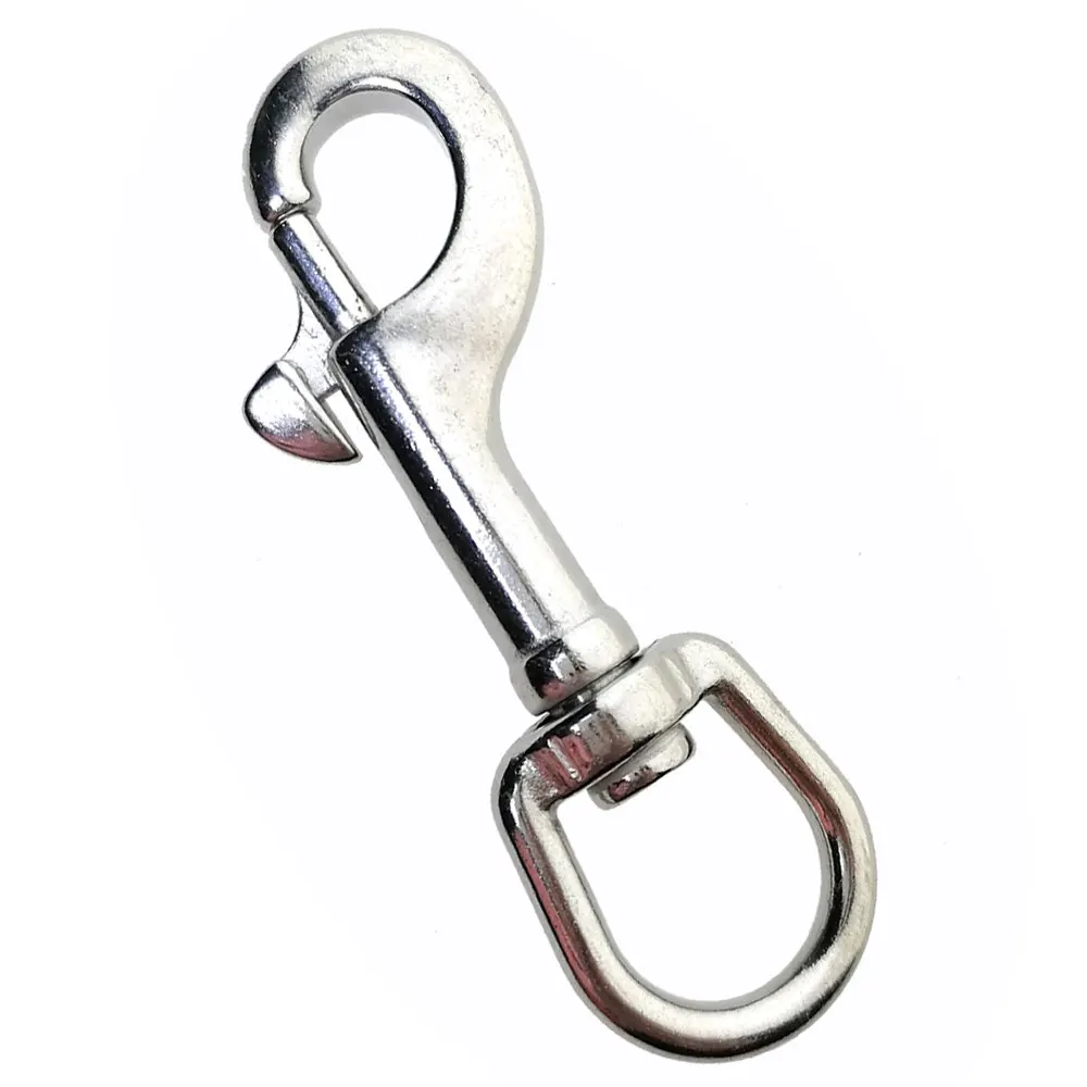 316 Stainless Steel Eye Bolt Snap Hook Rotating Single Spring Buckle For Scuba Diving Marine Boat
316 Stainless Steel Eye Bolt Snap Hook Rotating Single Spring Buckle For Scuba Diving Marine Boat