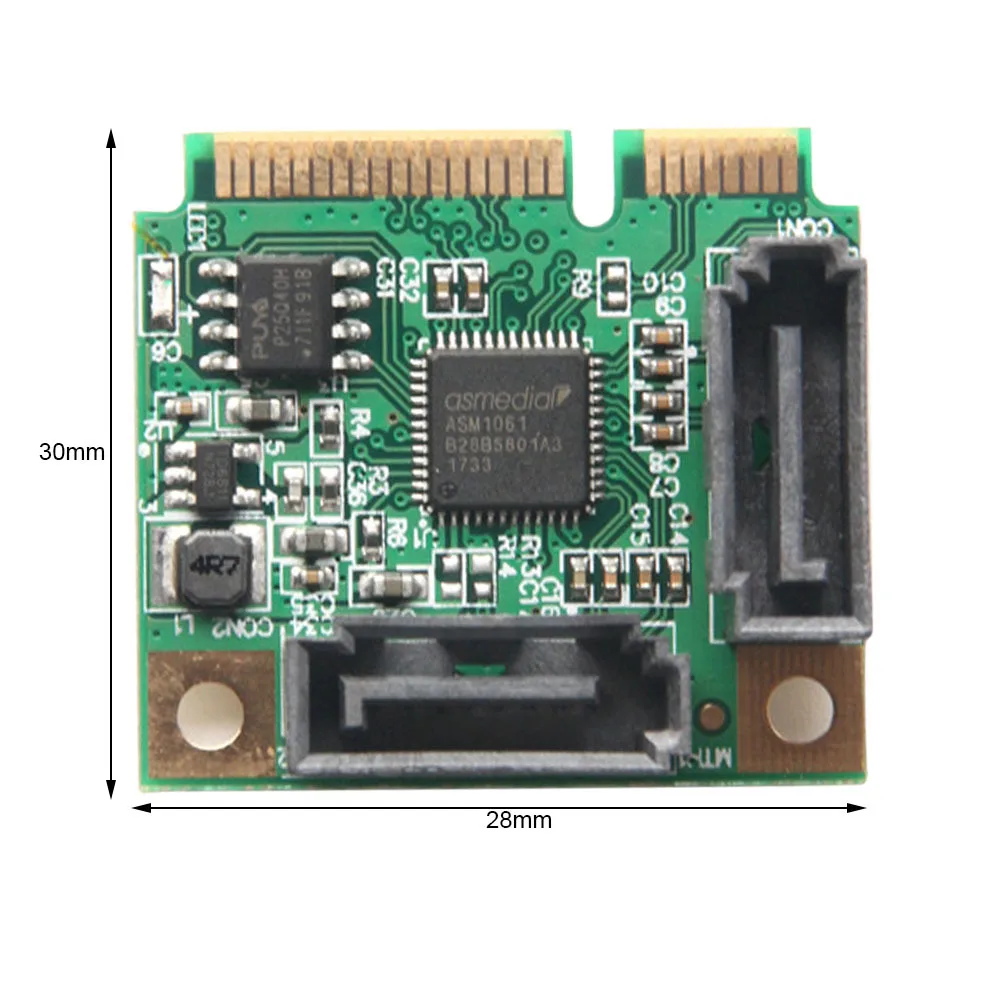 Плата расширения Mini PCI-E на SATA3, плата расширения Mini PCIE disk, 2 порта mpcie
Плата расширения Mini PCI-E на SATA3, плата расширения Mini PCIE disk, 2 порта mpcie