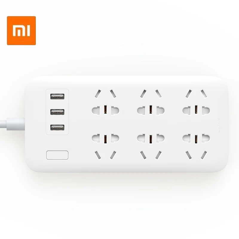 Смарт-розетка Xiaomi, 6 бит, 5 отверстий, Usb 2500 Вт, 1,8 м
Смарт-розетка Xiaomi, 6 бит, 5 отверстий, Usb 2500 Вт, 1,8 м